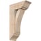 Ekena Millwork Thorton Traditional Smooth Bracket w/ Offset Brace, Douglas Fir, 7 1/2"W x 18"D x 30"H BKT0806X18X30THR01SDF - alternate 1